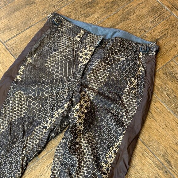 Columbia Boardwear Brown Convert Snowboard Ski Patchwork Pants Size Medium - Picture 9 of 13